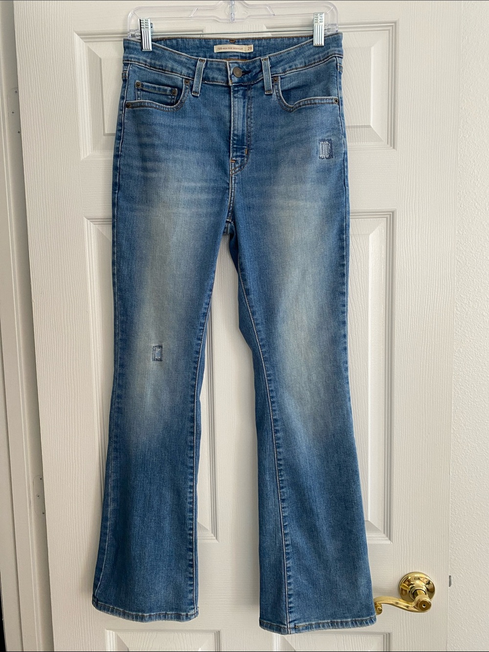 Levis 725 High Rise Bootcut Light Wash Women's Flared Jeans Size 29